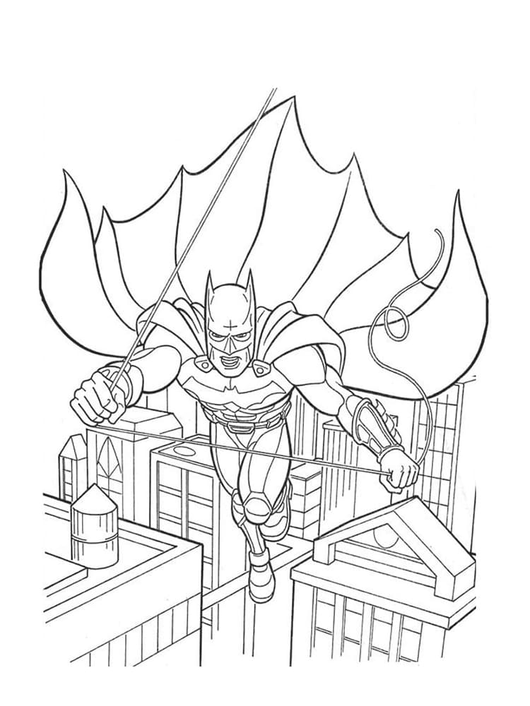 38 Batman Coloring Pages for Kids Printable 9