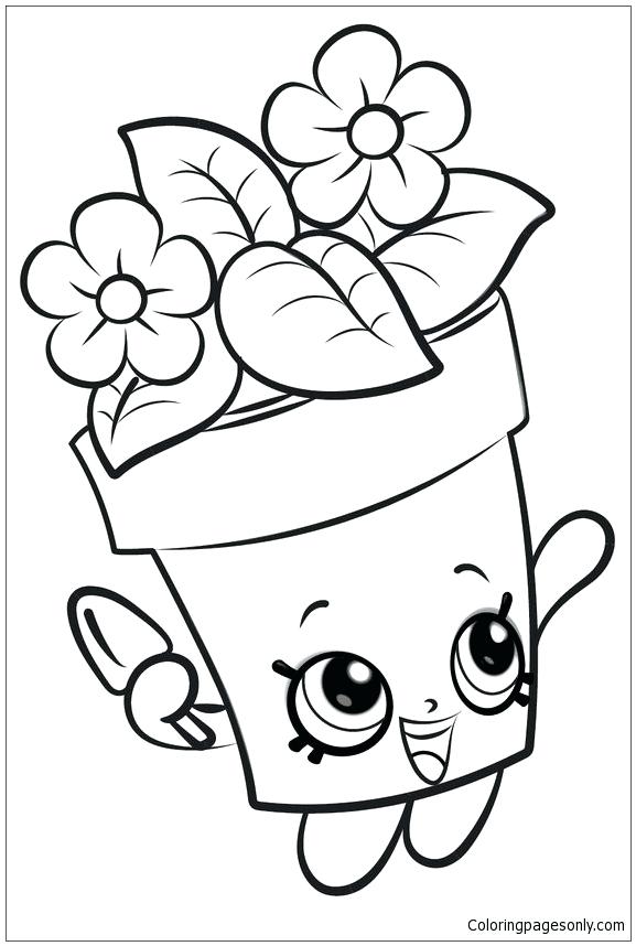 38 Flower Pot Coloring Pages Printable 30