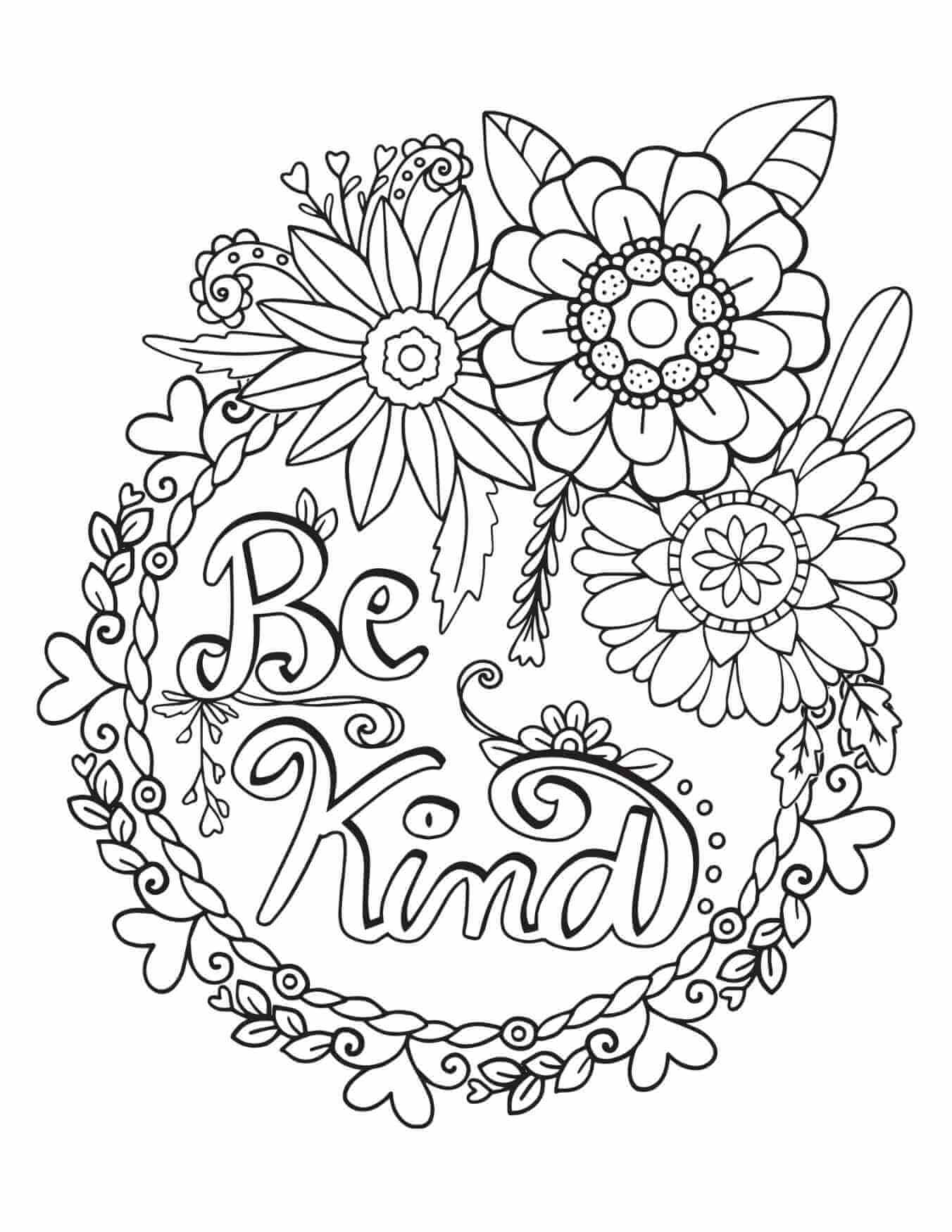 38 Free Kindness Coloring Pages Printable 13