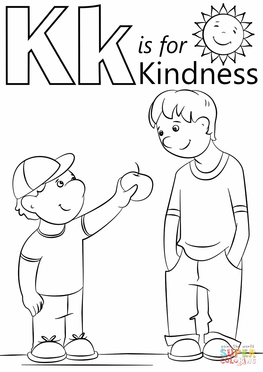 38 Free Kindness Coloring Pages Printable 17