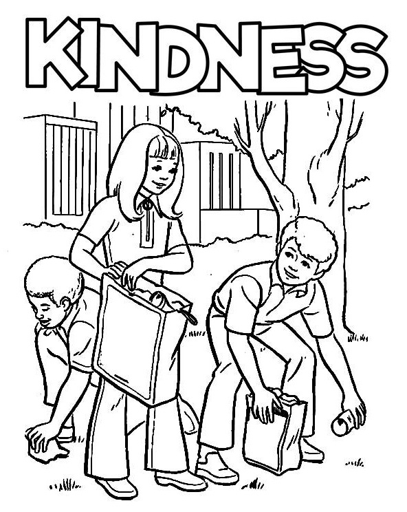 38 Free Kindness Coloring Pages Printable 20