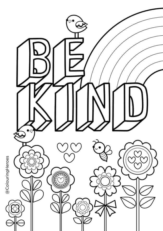 38 Free Kindness Coloring Pages Printable 26