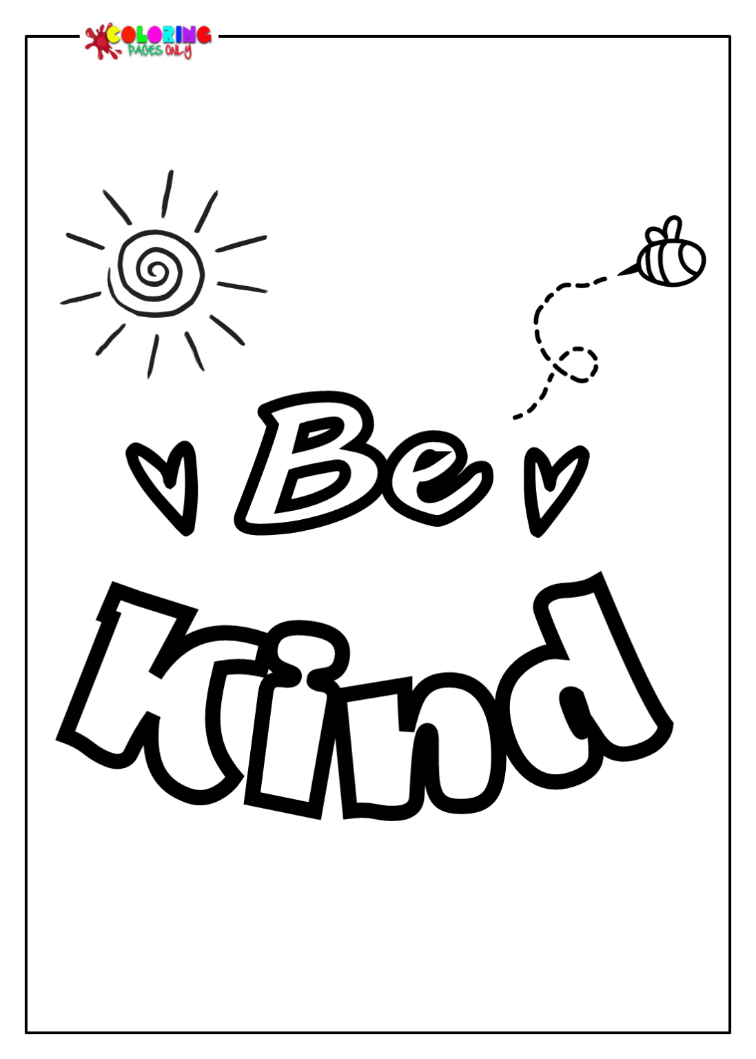 38 Free Kindness Coloring Pages Printable 27