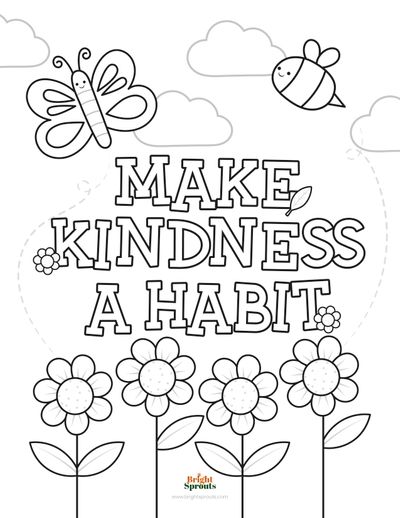 38 Free Kindness Coloring Pages Printable 29