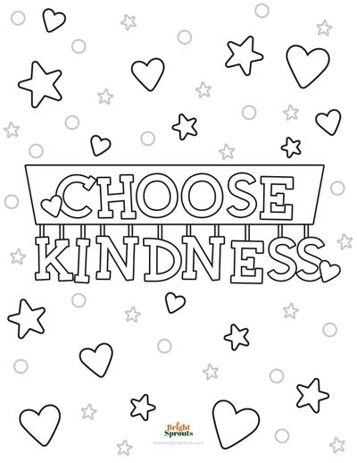 38 Free Kindness Coloring Pages Printable 30