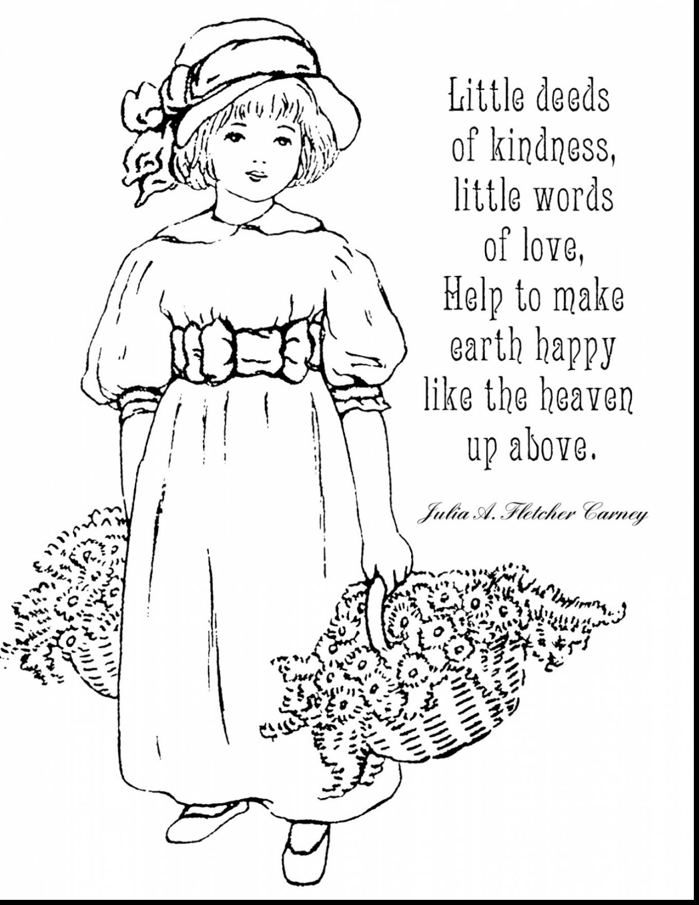 38 Free Kindness Coloring Pages Printable 33