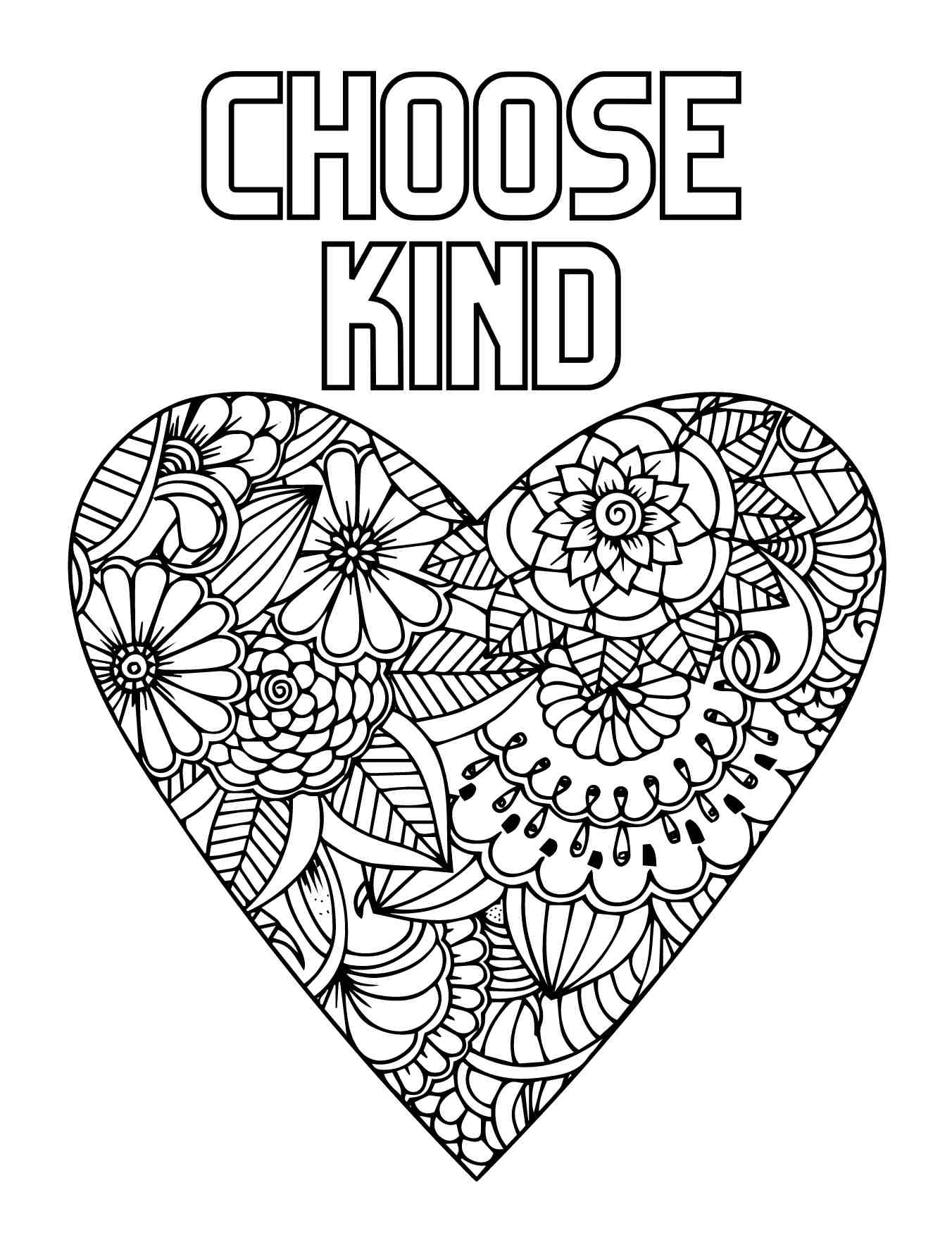 38 Free Kindness Coloring Pages Printable 34