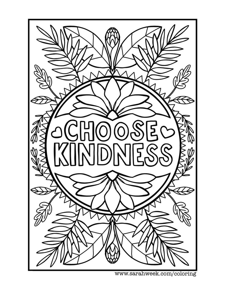 38 Free Kindness Coloring Pages Printable 7