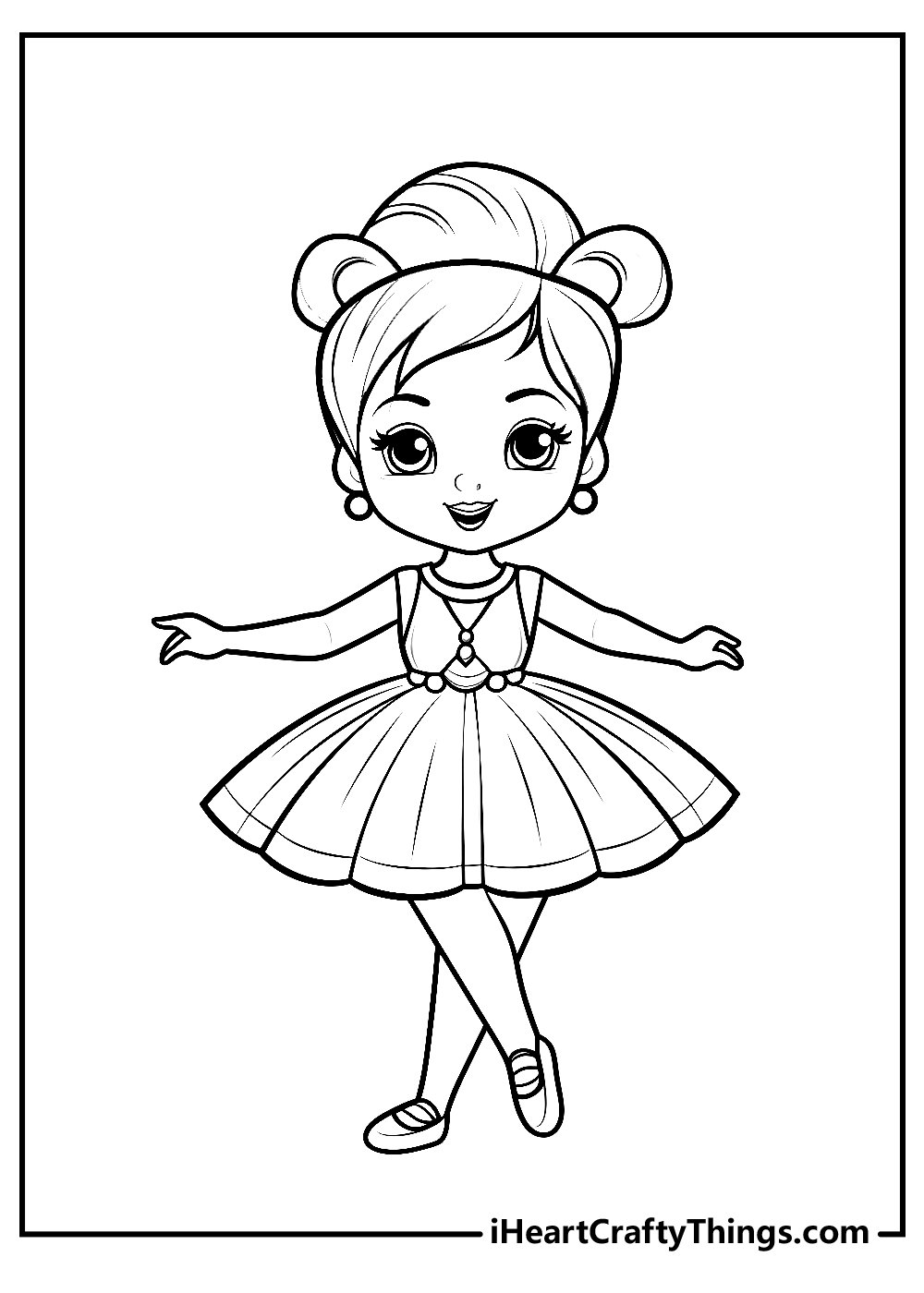 38 Graceful Hello Kitty Ballerina Coloring Pages Printable 14