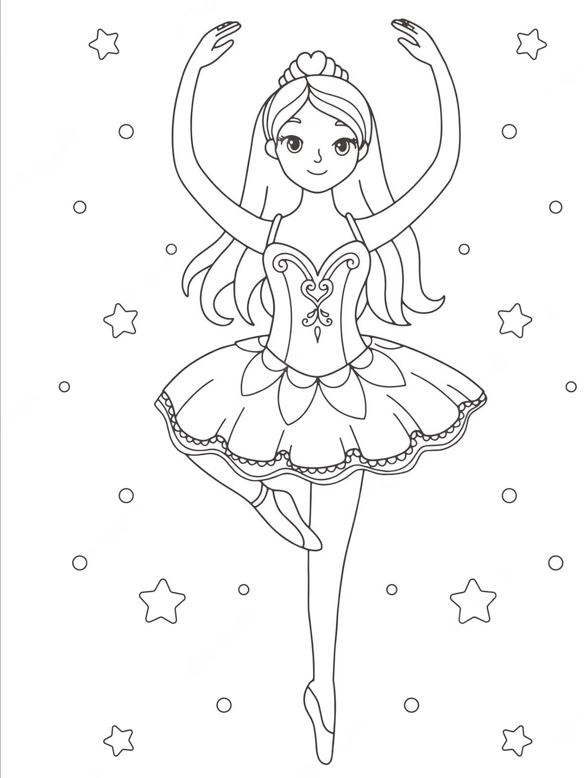 38 Graceful Hello Kitty Ballerina Coloring Pages Printable 29