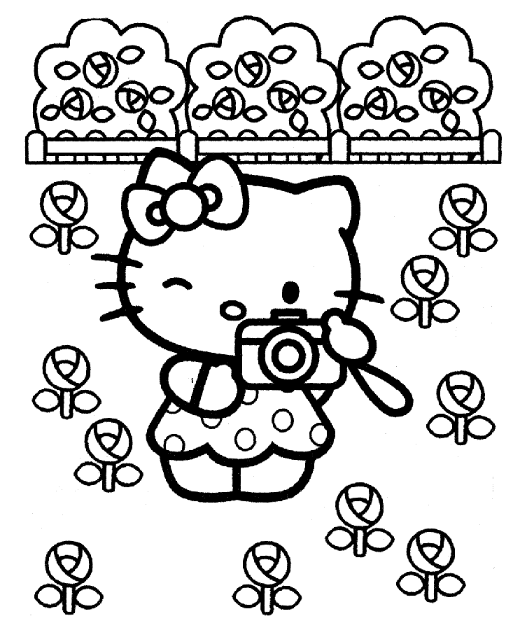 38 Graceful Hello Kitty Ballerina Coloring Pages Printable 3