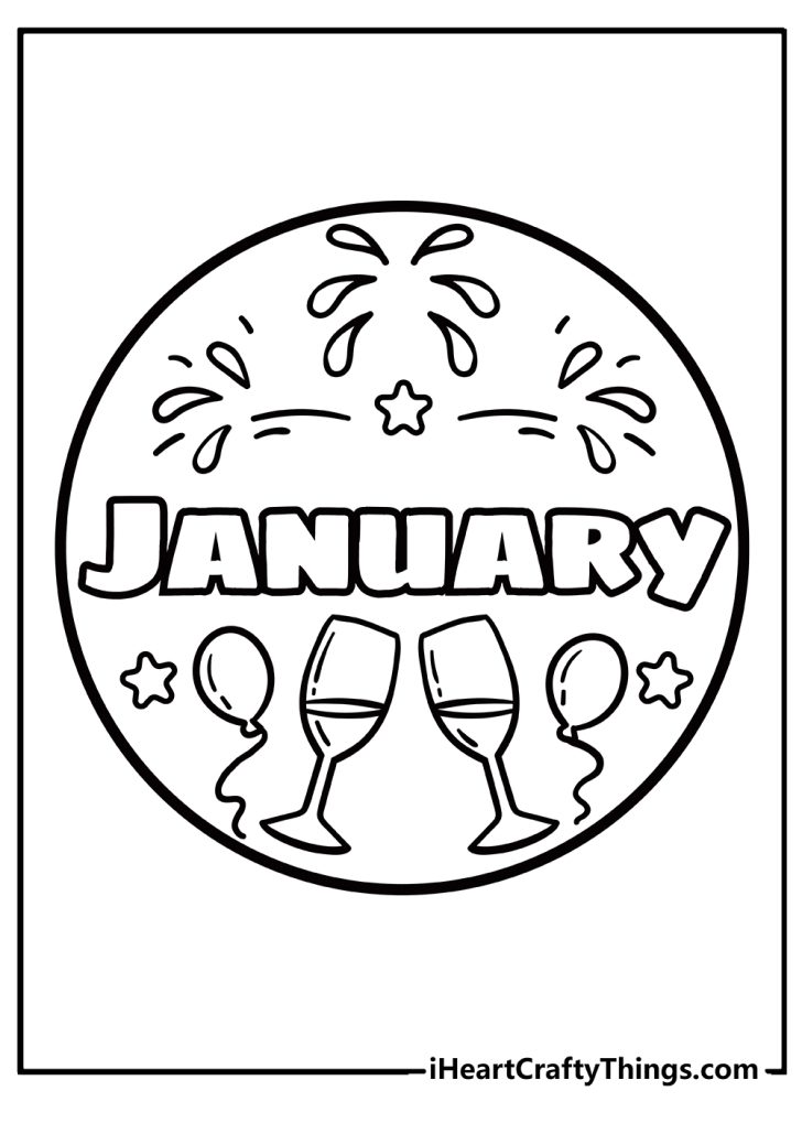 38 January Coloring Pages Printable 10