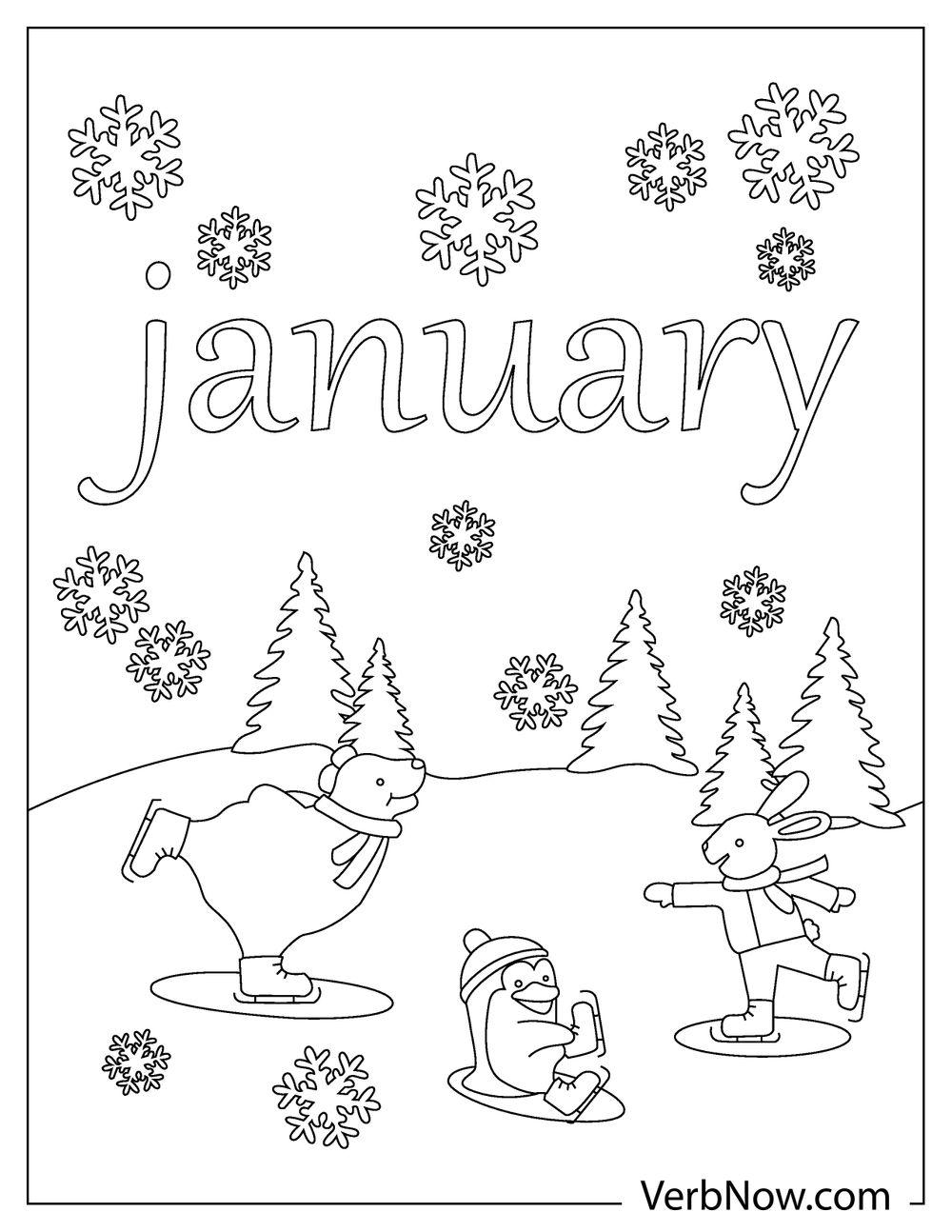 38 January Coloring Pages Printable 2