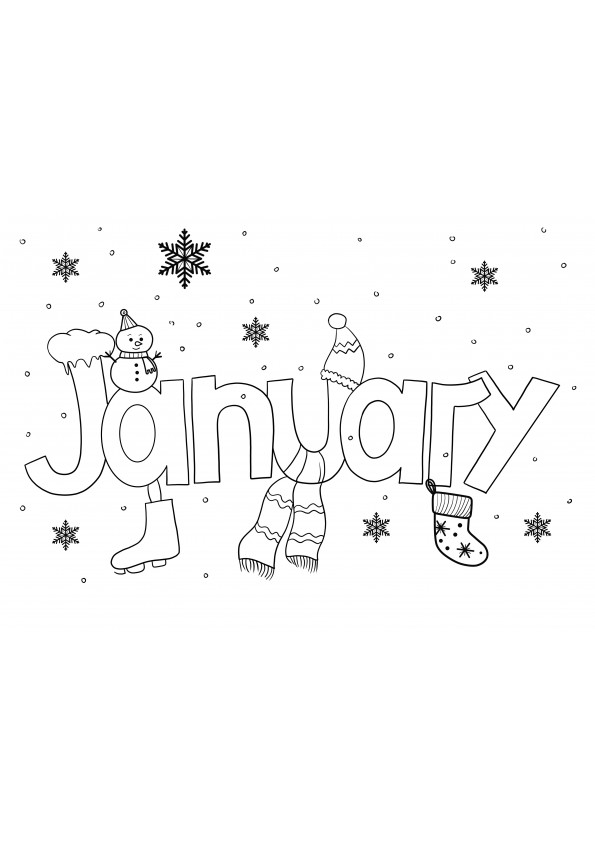 38 January Coloring Pages Printable 27