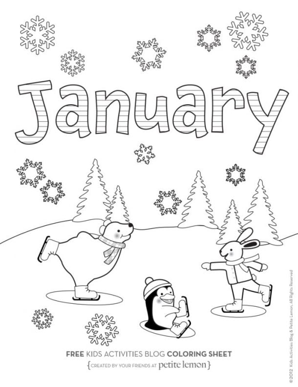 38 January Coloring Pages Printable 28