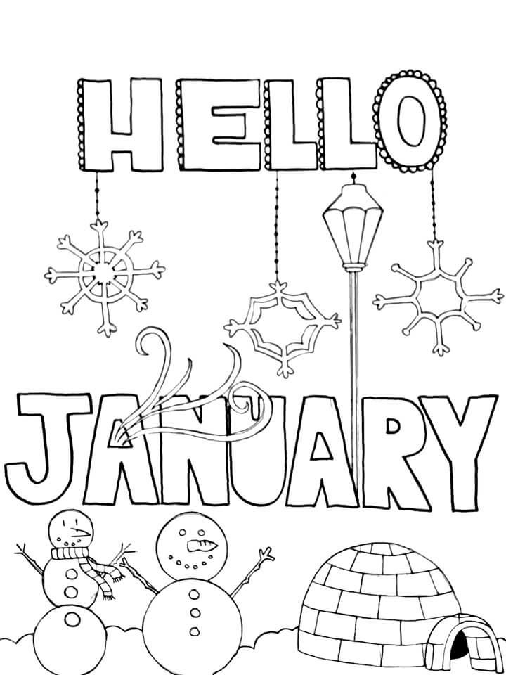 38 January Coloring Pages Printable 33