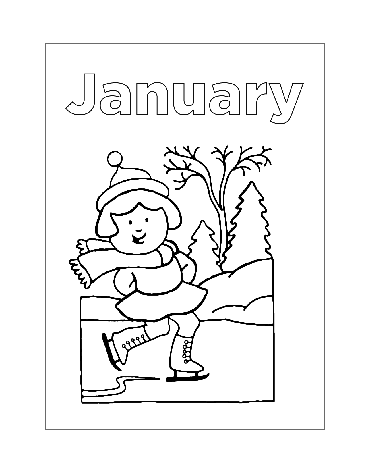 38 January Coloring Pages Printable 6