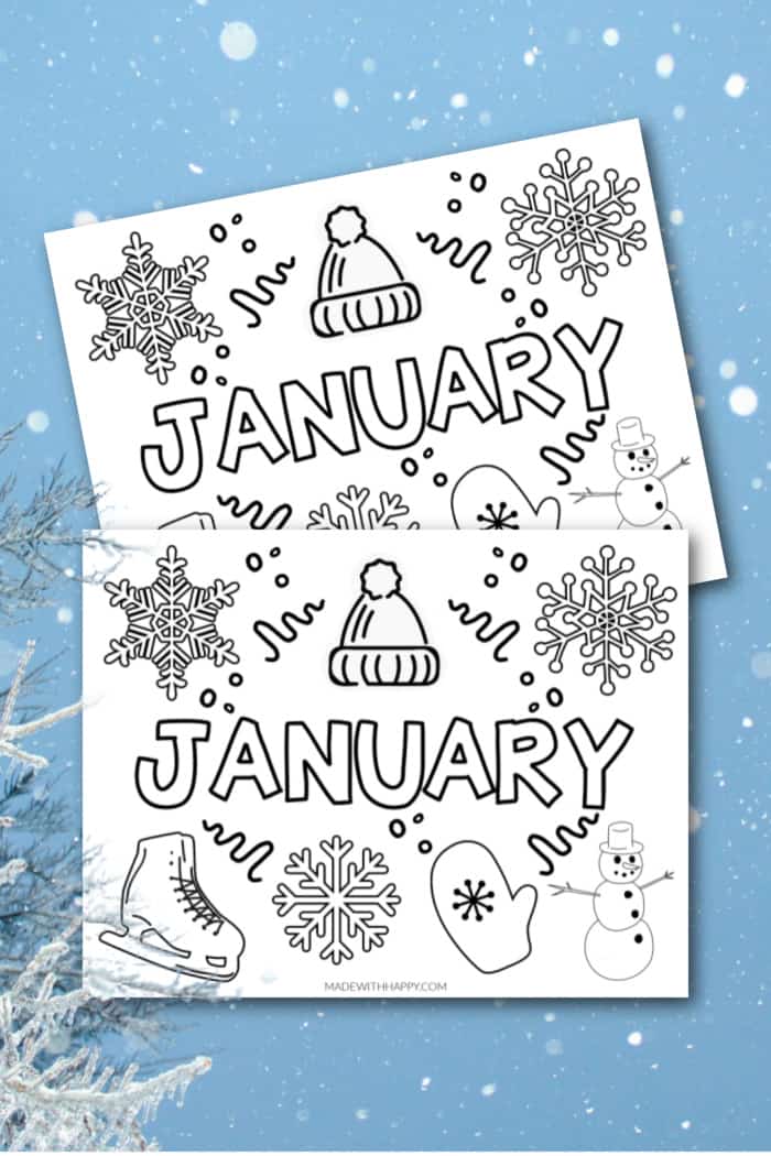 38 January Coloring Pages Printable 7