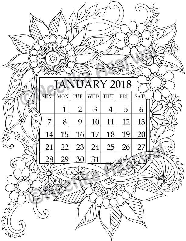 38 January Coloring Pages Printable 8