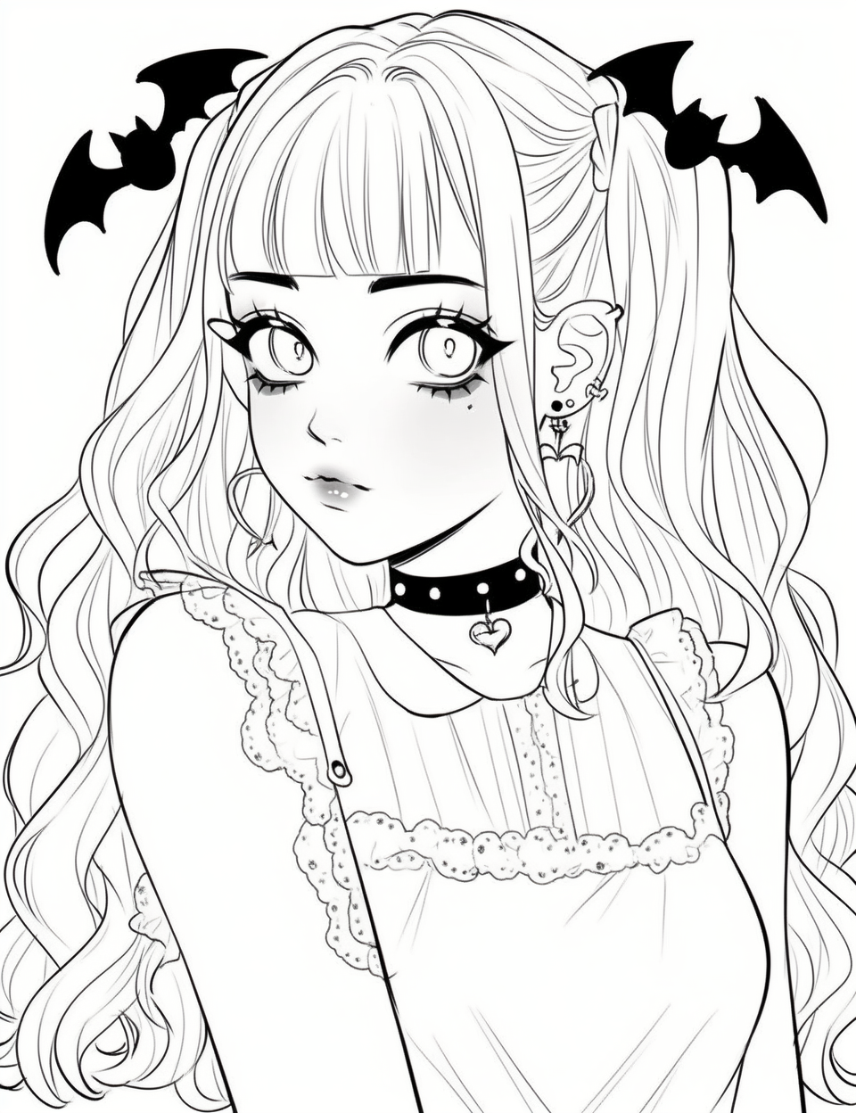 39 Cute Baddie Girl Coloring Pages Printable 13