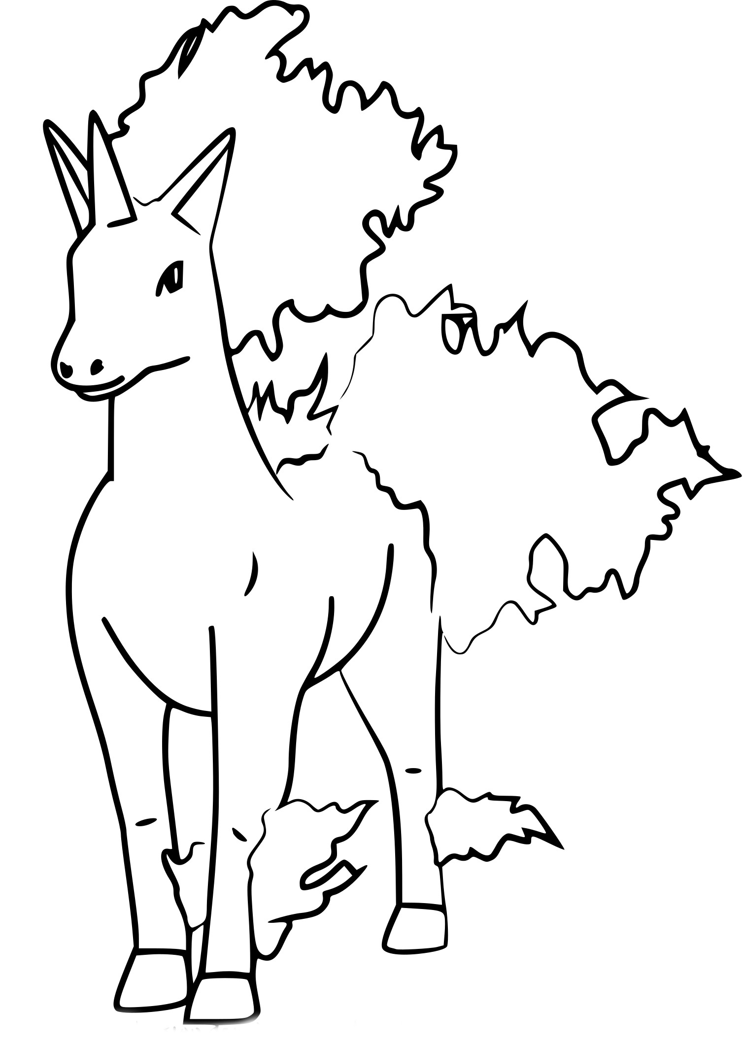 91 Ponyta Coloring Page Printable 14