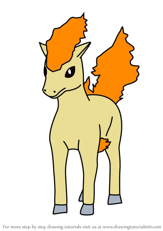 91 Ponyta Coloring Page Printable 28