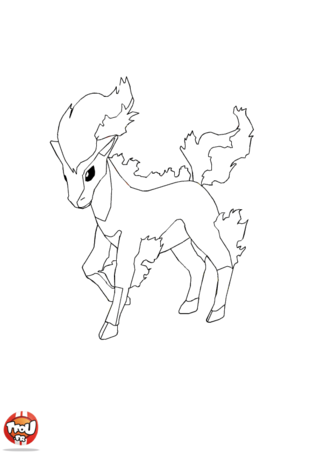 91 Ponyta Coloring Page Printable 56