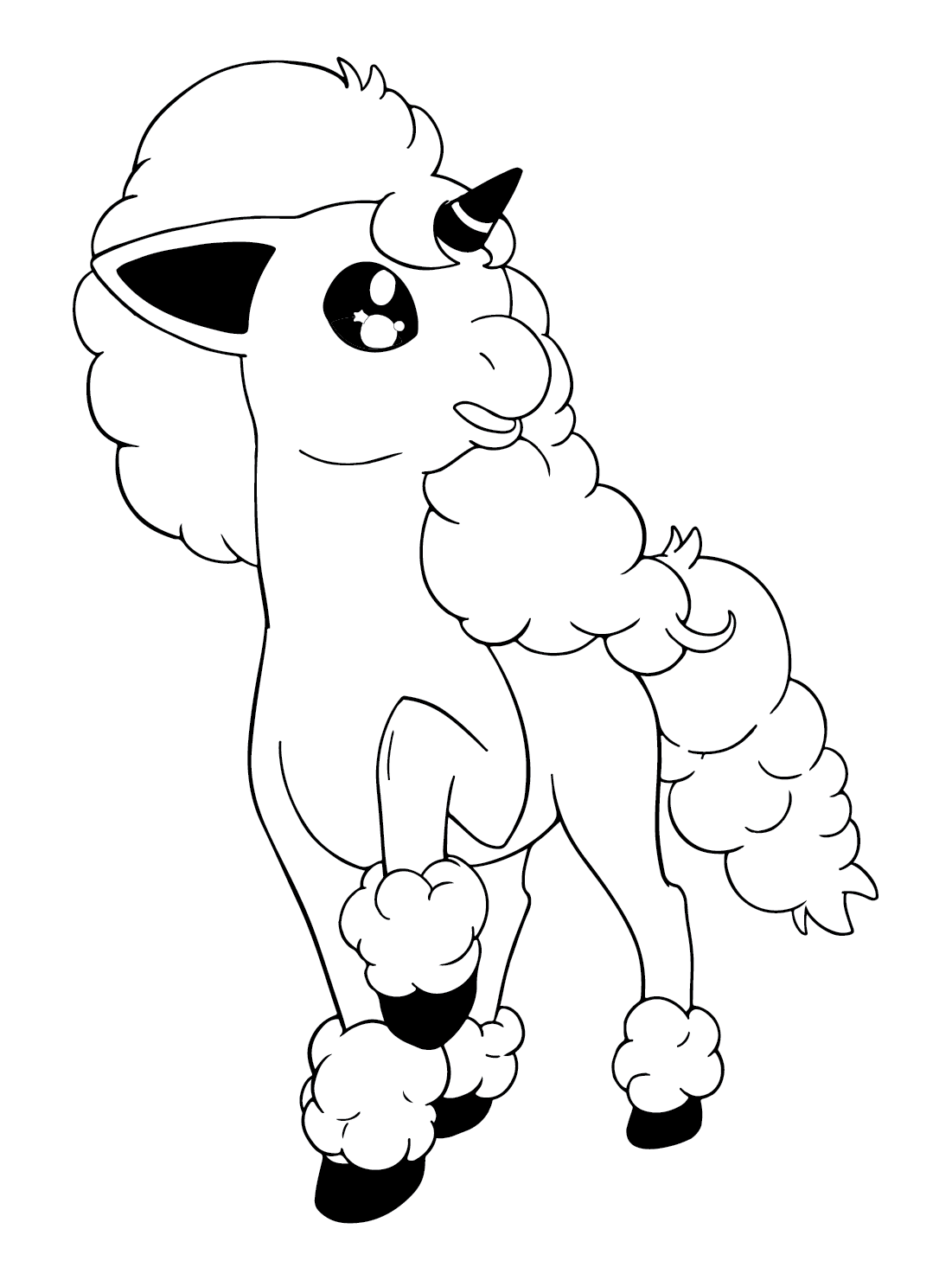 91 Ponyta Coloring Page Printable 73