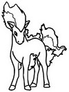 91 Ponyta Coloring Page Printable 79