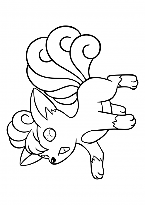 91 Ponyta Coloring Page Printable 86