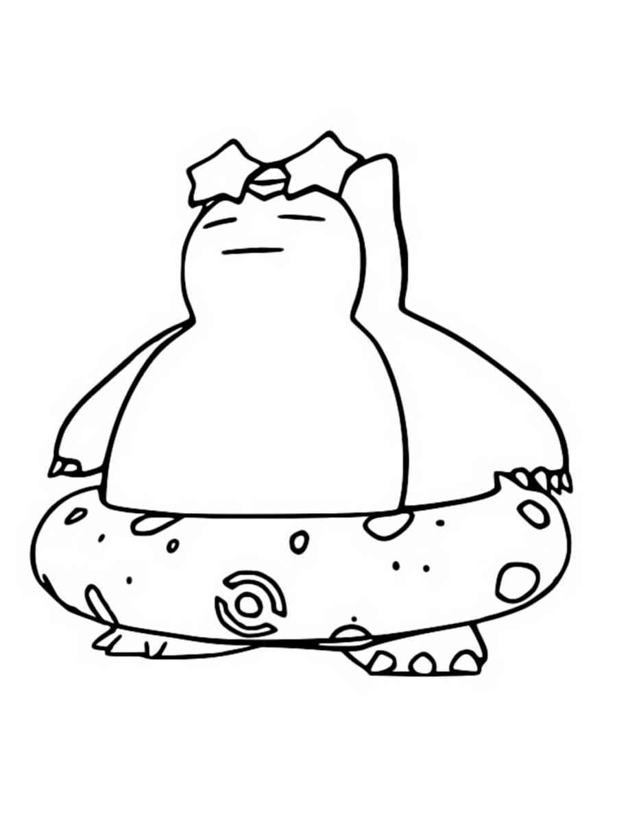 92 Snorlax Coloring Page Printable 100