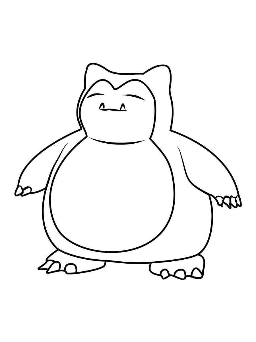 92 Snorlax Coloring Page Printable 25