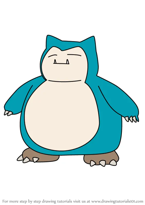 92 Snorlax Coloring Page Printable 38