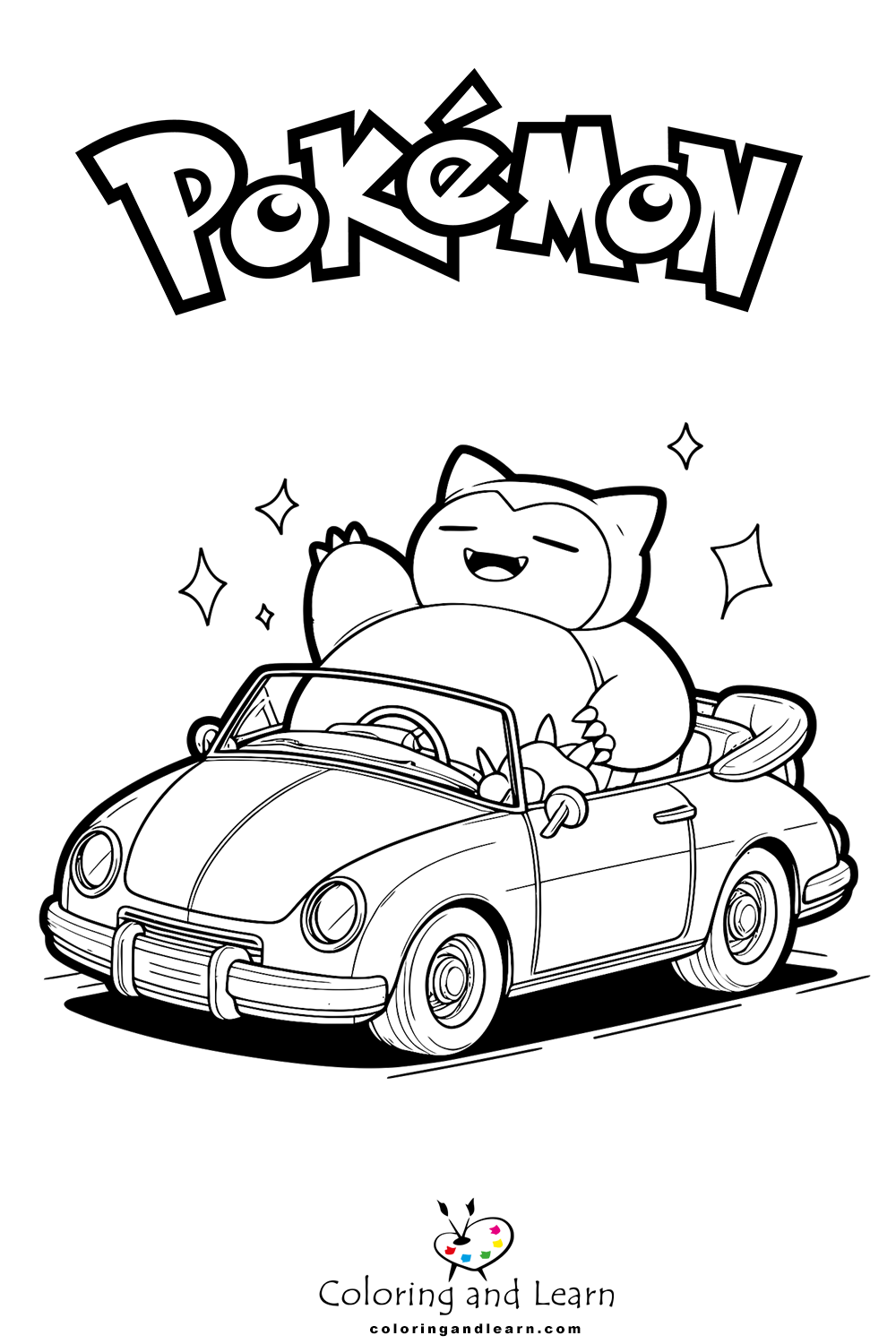 92 Snorlax Coloring Page Printable 40