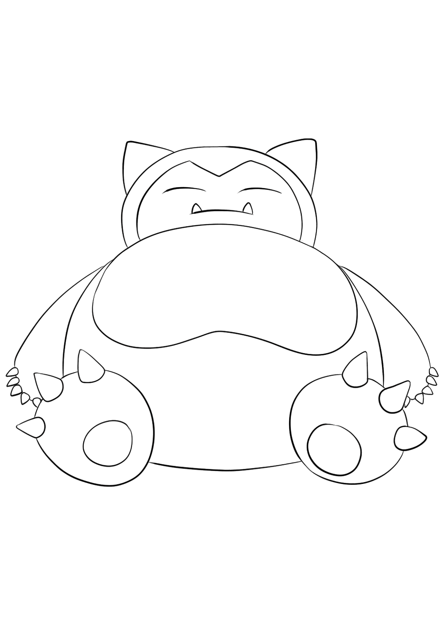 92 Snorlax Coloring Page Printable 58