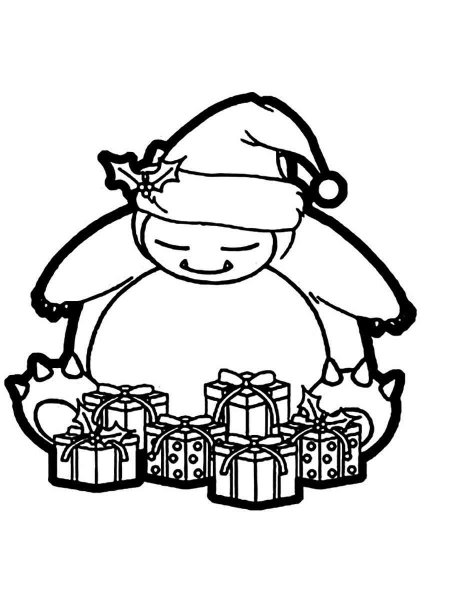 92 Snorlax Coloring Page Printable 7