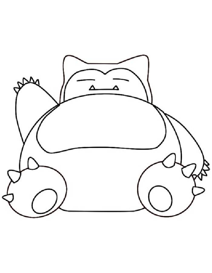 92 Snorlax Coloring Page Printable 96