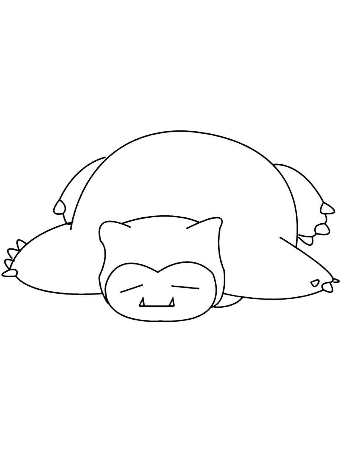 92 Snorlax Coloring Page Printable 99