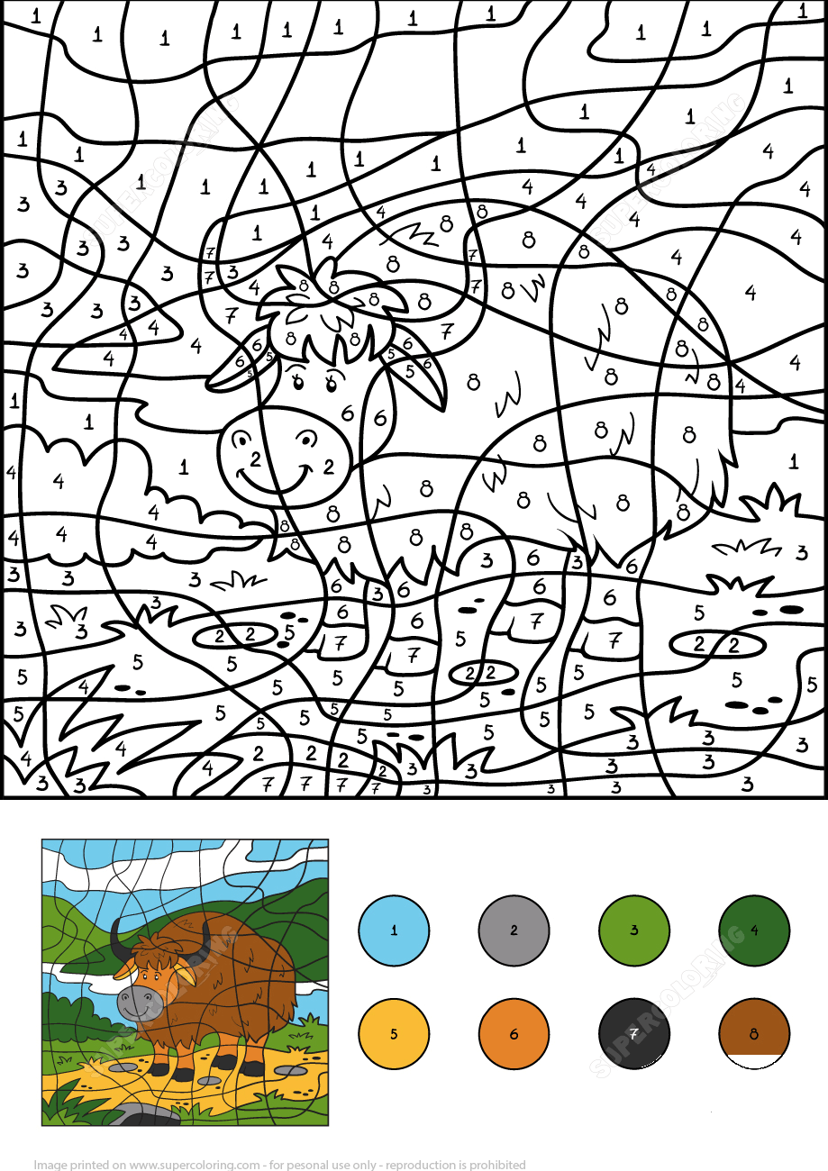 93 Yak Coloring Pages Printable 18