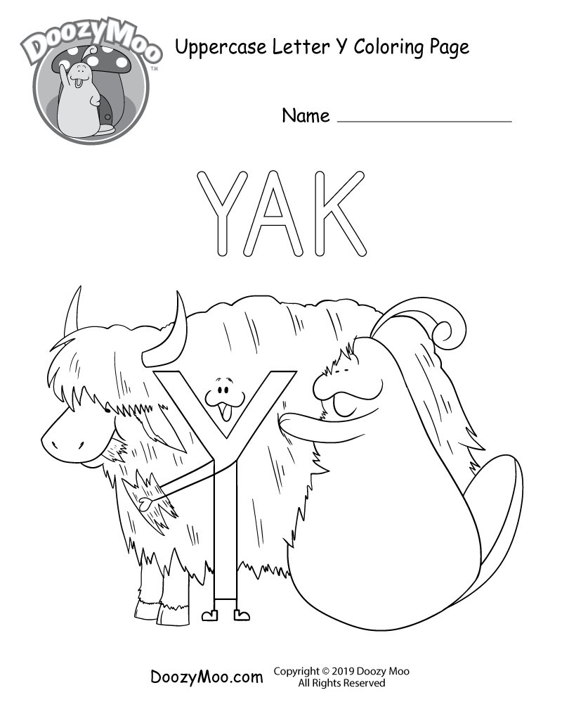 93 Yak Coloring Pages Printable 21