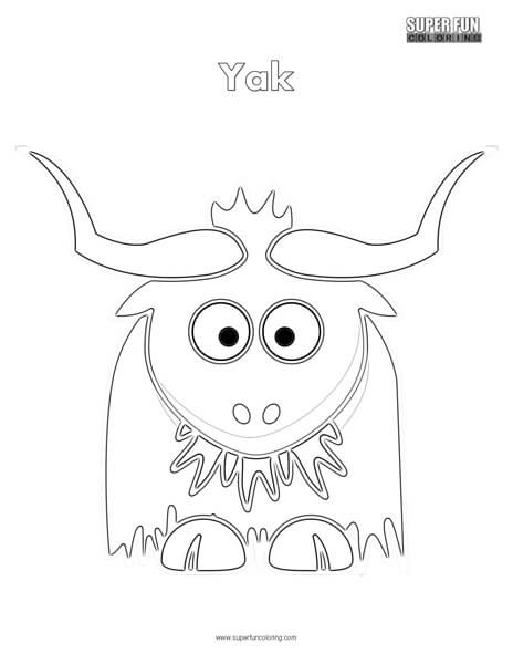 93 Yak Coloring Pages Printable 28