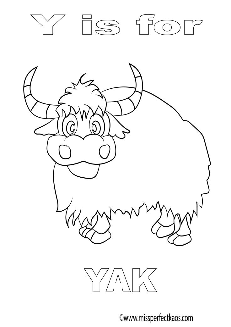 93 Yak Coloring Pages Printable 4