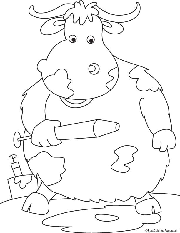 93 Yak Coloring Pages Printable 58