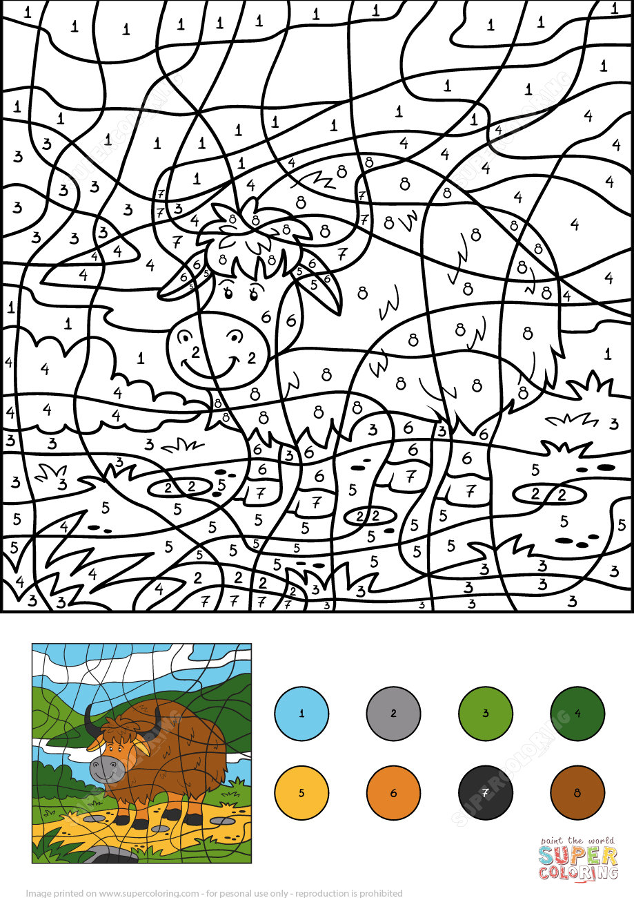 93 Yak Coloring Pages Printable 78