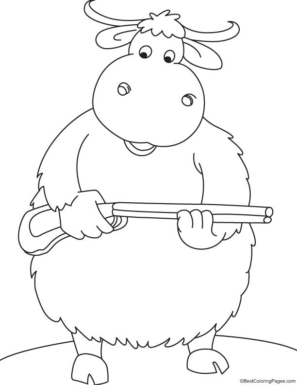 93 Yak Coloring Pages Printable 89