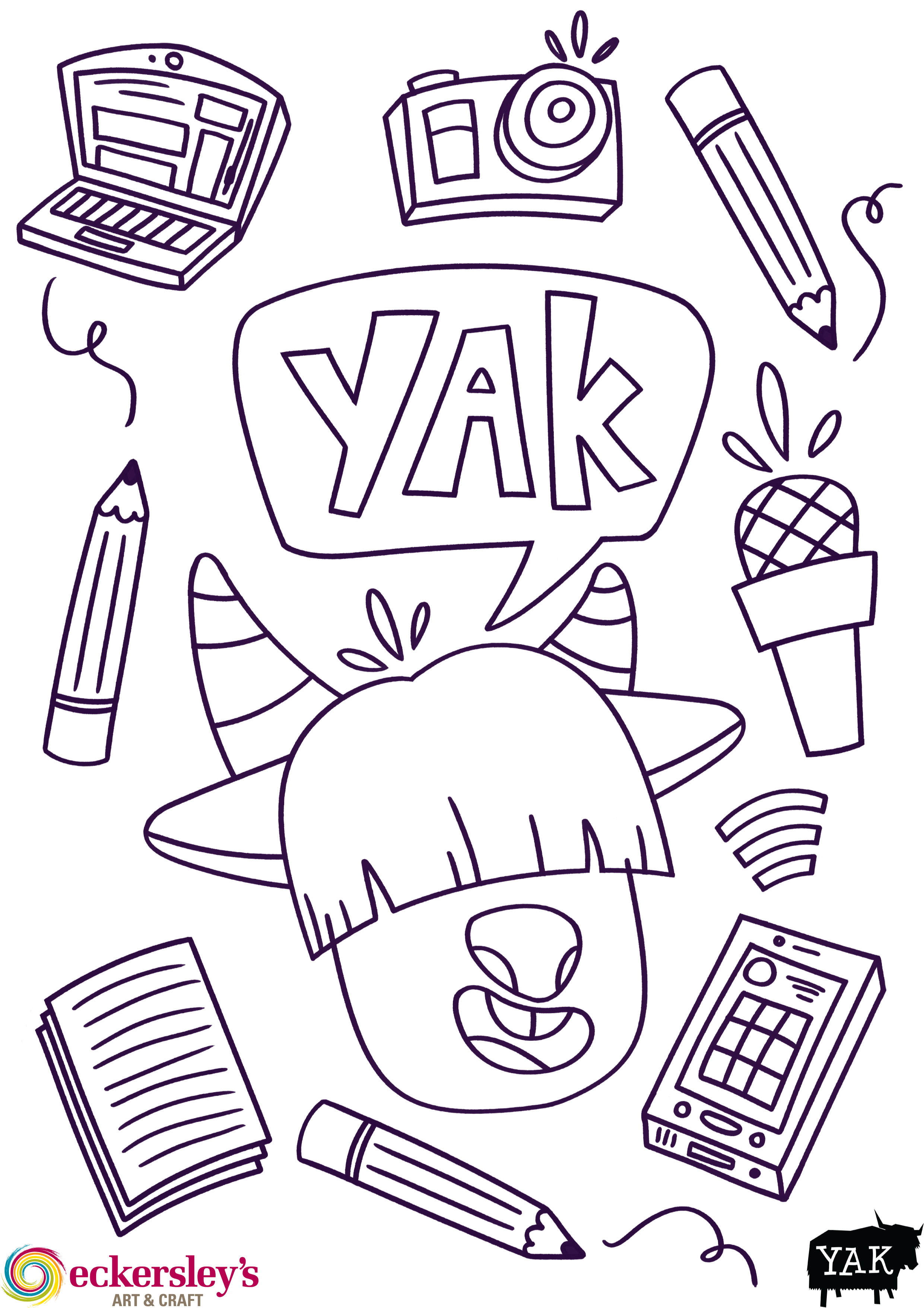 93 Yak Coloring Pages Printable 91