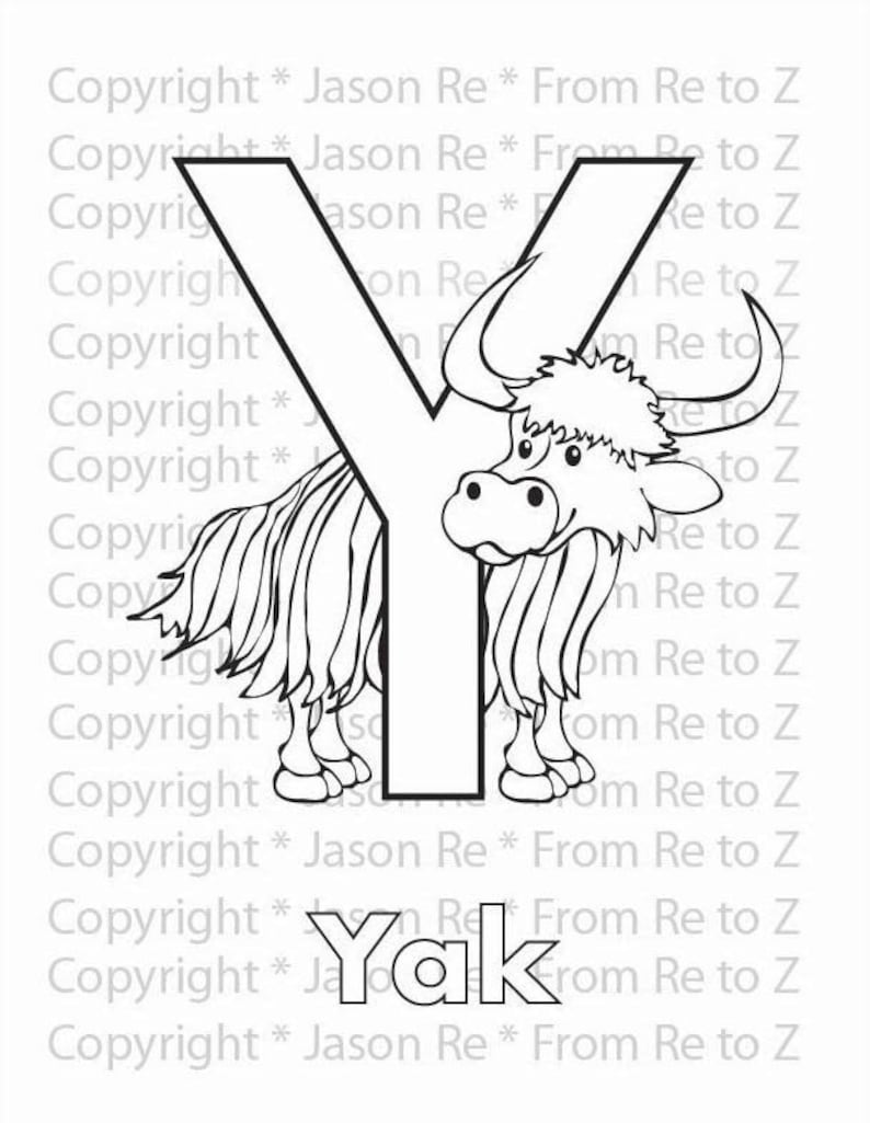 93 Yak Coloring Pages Printable 92