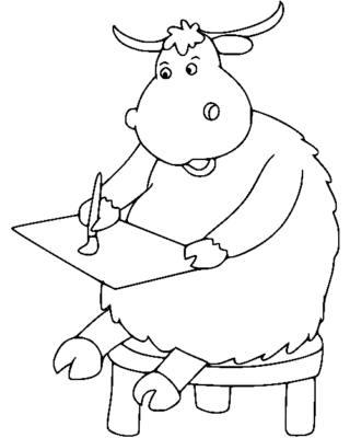 93 Yak Coloring Pages Printable 98