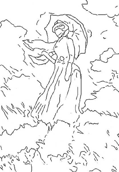 95 Claude Monet Coloring Pages Printable 33