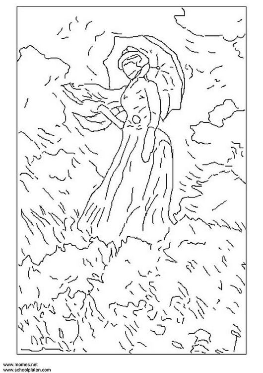 95 Claude Monet Coloring Pages Printable 49